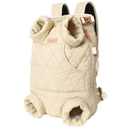 Winter Thickened Portable Pet Chest Backpack