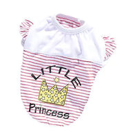 Striped Print Costume for Small Teddy Poodle Pomeranian