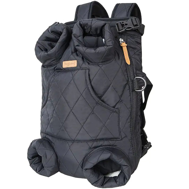 Winter Thickened Portable Pet Chest Backpack